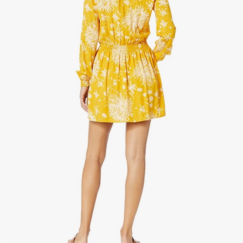 Obey long sleeve golden yellow dress, size medium,new with tags